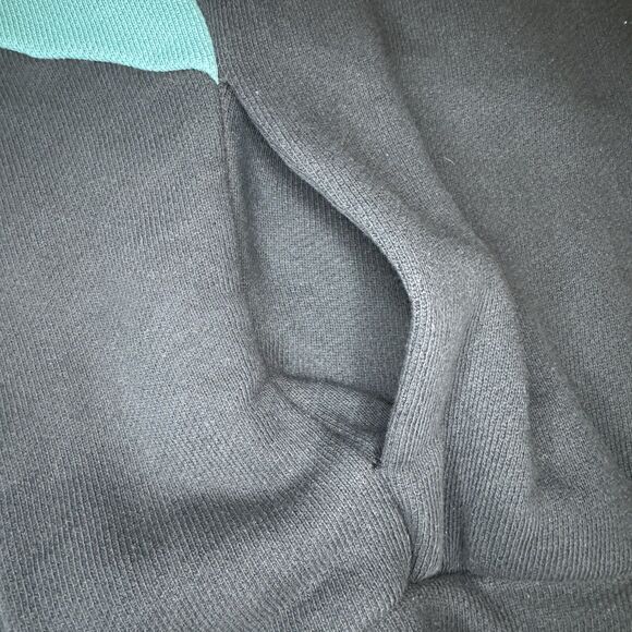 Urban Outfitters Colorblock Hoodie Sweatshirt Small Oversized Multicolor Retro - Picture 6 of 13